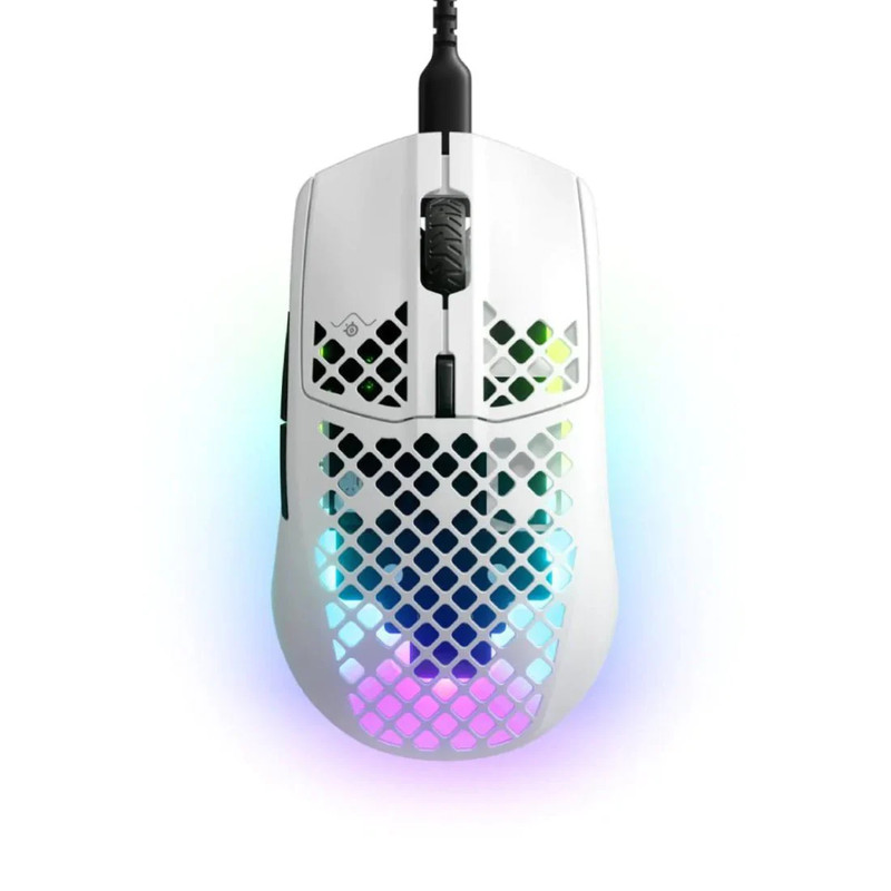 SteelSeries Aerox 3 Gaming Mouse 2022 Edition - Snow - فأرة